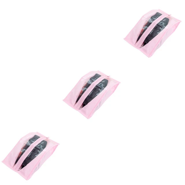 3 stücke tuch reisen schuhe tasche transparent lagerung beutel