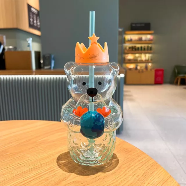NEW STARBUCKS 2024 Anniversary Tumbler Bearista Mermaid 591ml Glass
