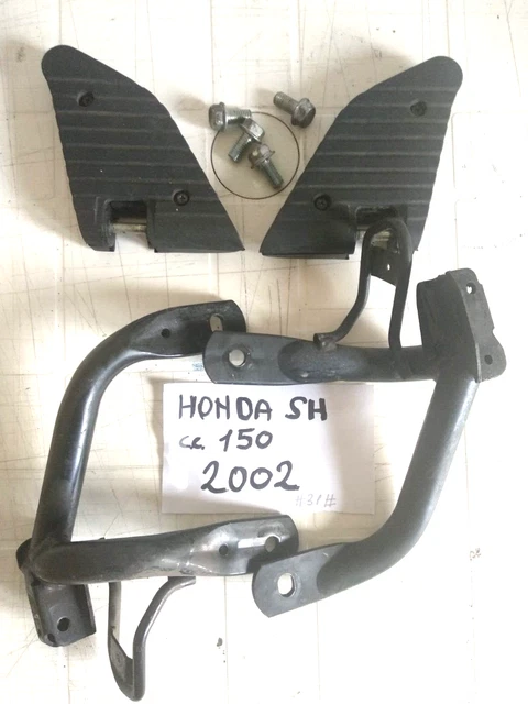 Coppia Poggiapiedi Passeggero posteriori honda sh 125/150 carburatore 2000 2004