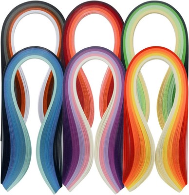 Blu, Larghezza Carta 3mm JUYA Paper Quilling Kit con 960 Strisce e 13 Strumenti 