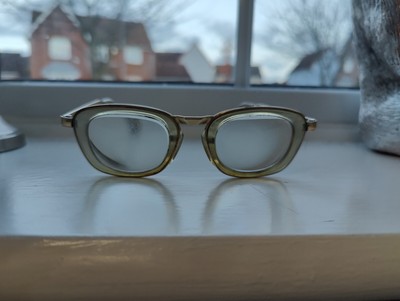 Alessandro DELL'ACQUA OCCHIALI DA SOLE mod DEVIL Wrap CURVO Polarized ITALIA 90s NOS 