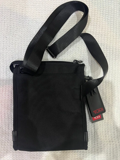 TUMI - Alpha 3 Small Pocket Crossbody Bag Black NEW 8