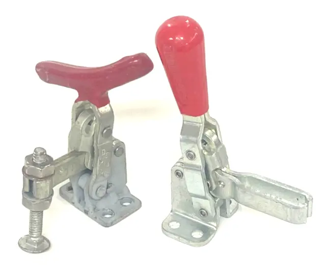 Desta.com Hold Down Action Clamps Steel Material Flanged Base Style **Lot Of 2