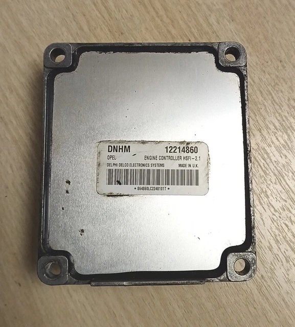 VAUXHALL ASTRA ENGINE Control Unit ECU 12214860 / HSFI2.1 / DNHM £50