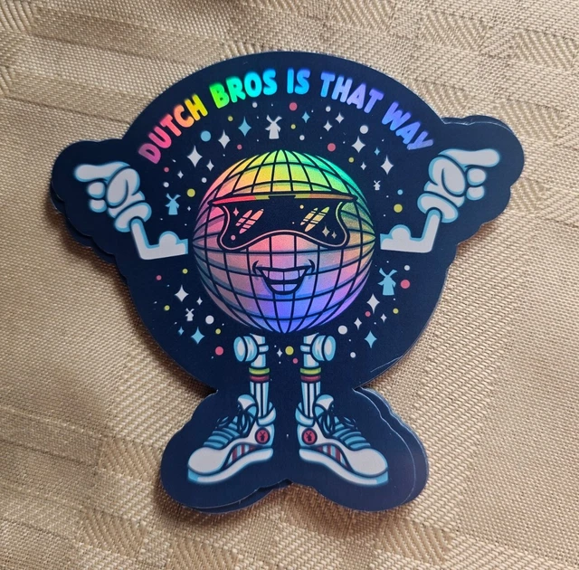 DUTCH BROS STICKER January 2024 6.68 PicClick CA