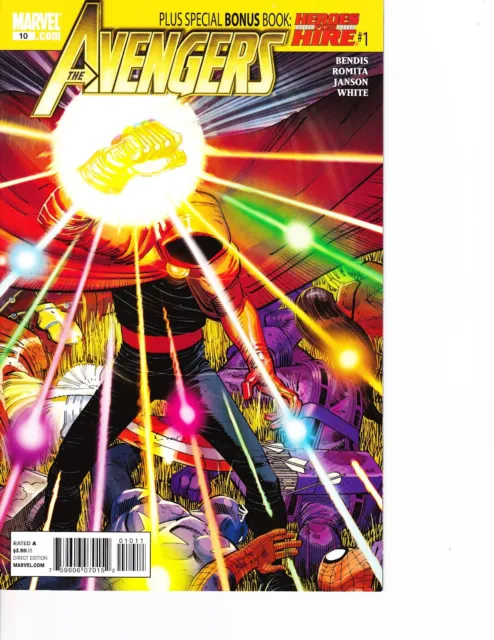Avengers #10 Infinity Gauntlet bonus Heroes for Hire FREE SHIPPING @ $30 in USA!