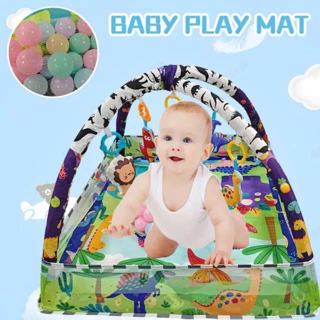 Baby Gymcenter Spielmatte Krabbeldecke mit Spielbogen Bälle Erlebnisdecke 80CM 2
