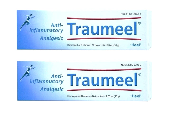 Traumeel Crema Unguento 50+50g TACCO CONFEZIONE DA 2 Lesioni Trauma Dolore Infiammazione