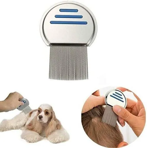 Nitty Gritty Anti-Lice Nit Comb Head Lice Treatment Stainless Steel Metal Comb