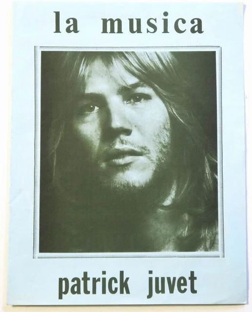 Carte Collector Patrick Juvet 1972 - Série Super Géant Variétés Star Music - Rare
