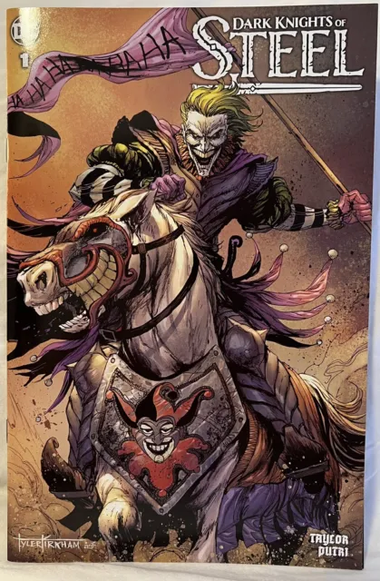 Dark Knights Of Steel #1 Tyler Kirkham Joker Horse Variant