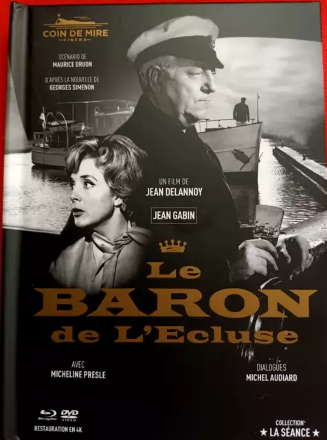 Coffret Prestige Limité COMPLET DVD+BLU-RAY+LIVRET "Le baron de l'écluse" Gabin