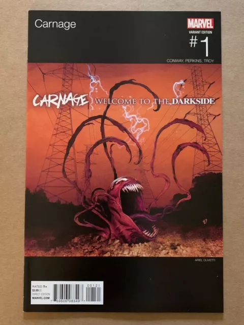 Carnage (2016) #1 Ariel Olivetti Hip-Hop Homage Variant Cover, Nm 1St Printing