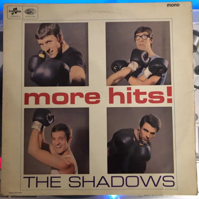 The Shadows More Hits! Vinyl Lp, Columbia 1965 Mono, VG/VG