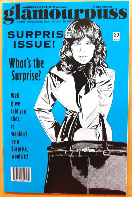 Glamourpuss #20 (Vf/Nm) Aardvark Vanaheim, Dave Sim Of Cerebus