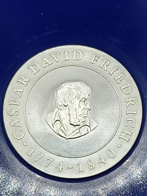 DDR 10 Mark 1974, Caspar David Friedrich, Silber .625er Silber