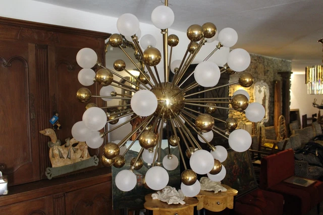 Lampadario Design Sputnik Cristallo.