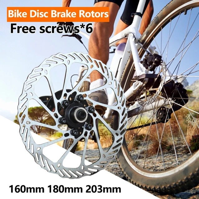 Disco Freno Bicicletta 180mm - Acciaio Inox, 6 Fori, Per MTB E City Bike - Foto 3