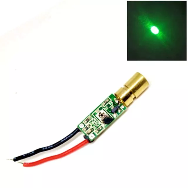 Mini 515nm 520nm 5mw Green Light Dot Laser Diode Module For Positioning Locator 2