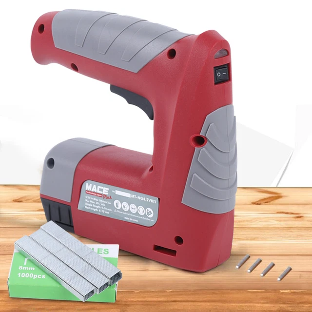 CORDLESS STAPLER NAILER Electric Nail Gun Framing Woodworking Tool