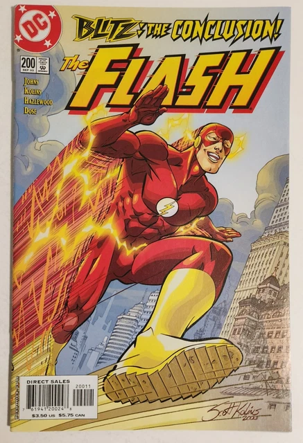 The Flash #200 (2003, DC) VF/NM Vol 2 "Blitz: The Conclusion!" vs Zoom