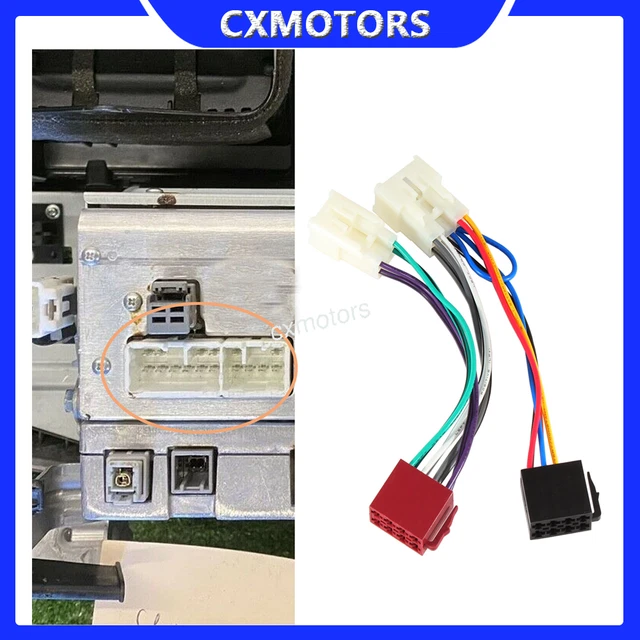 ISO RADIO ADAPTER For TOYOTA LEXUS Wiring Harness Connector Lead Loom
