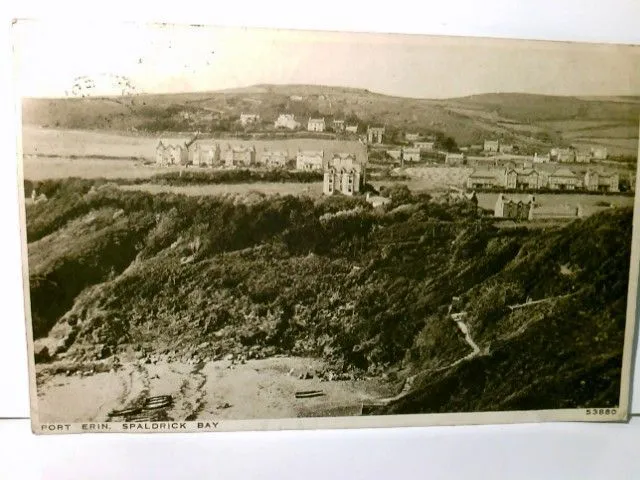Spaldrick Bay. Port Erin. Isle of Man. Alte Ansichtskarte / Postkarte s/w, gel.