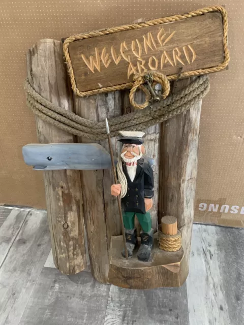 Pudge Degraff Hand Carved Sea Captain
