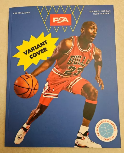 PSA MAGAZINE JANUARY 2024 Michael Jordan Rare Variant Cover 0938 /