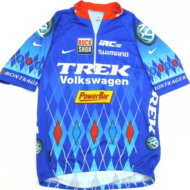 NIKE EUROPE DRI-FIT Cycling Shirt Jersey Trek Volkswagen Rock Shox