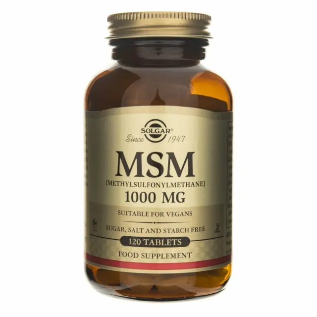 Solgar MSM 1000 mg 120 tablets