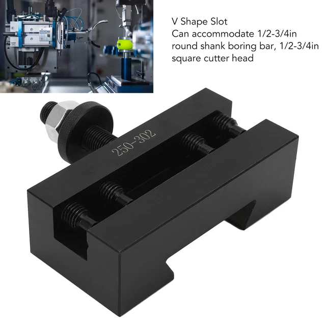 Fast Change Tool Holder Turning & Facing Adjustable Tool Post Holder For 13‑18in
