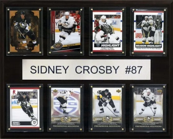 C & I Collectables 1215CROSBY8C NHL Sidney Crosby Pittsburgh Penguins 8 Card Pla