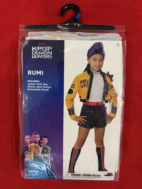 Spirit Costumes Rumi SPIRIT HALLOWEEN KPOP Demon Hunters Kids Rumi Costume Size X-Large New ...