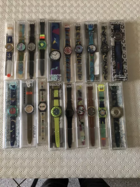 Vendo la Mia Collezione Di Swatch (20) A 12 Euro L’uno