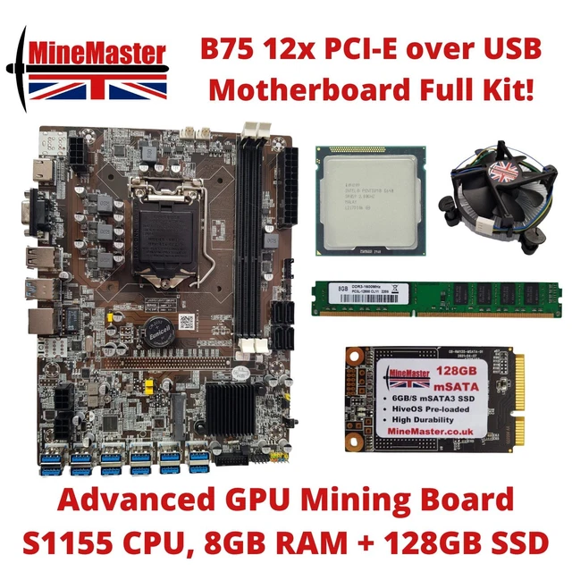 Mining motherboard - Rebtech 8gpu (D'occasion) à La Tour-de-Treme pour