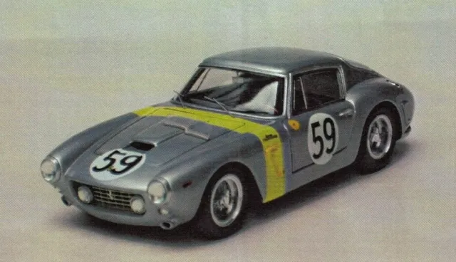 1962 Ferrari 250 GT SWB 2445GT #59 Le Mans Kit - Madyero Models Kit 1/43