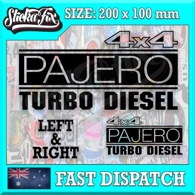 PAJERO 4X4 CAR vinyl STICKER funny DECAL 4WD Ute Truck Van Drift EUR 8