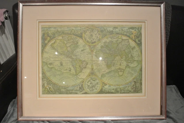 Ancienne carte orbis orbis terrace compendiosa descriprio