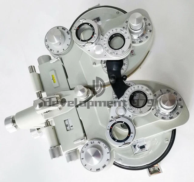 1pcs Minus Manual Phoropter Vision Tester Optometry Refractor Creamy White Color