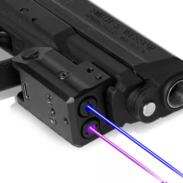 Tactical Green and Purple Laser Sight with USB Rechargeable Hunting Laser