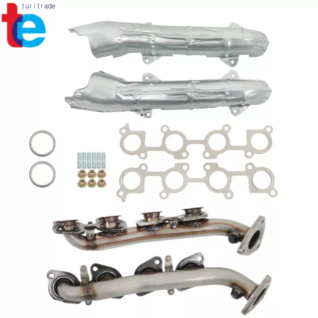 For 2001-2004 Toyota Sequoia 4.7L Front Exhaust Manifolds w/ Gasket Kit