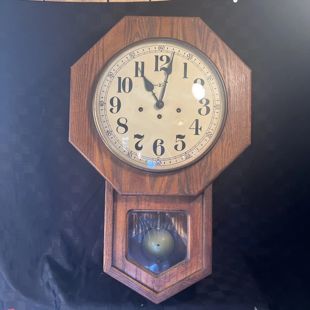VINTAGE HOWARD MILLER 612533 Regulator Chime Wall Clock 124.99 PicClick