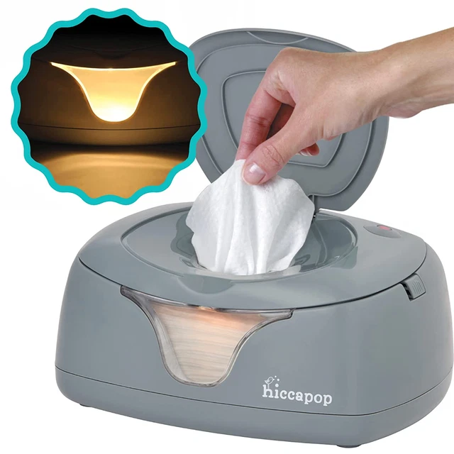 Baby Diaper Wipe Warmer and Wet Wipes Dispenser with Changing Light | Baby Essen