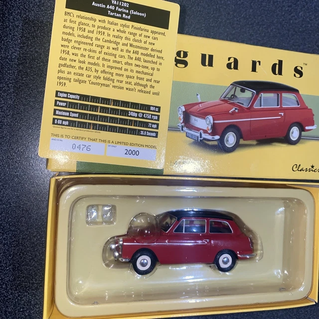 Vanguards 1/43 - Austin A40 Farina MKI Monte Carlo 1959 - Collection