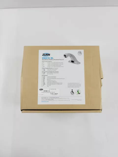 Zurn Z6915-XL 6VDC Motion Sensor Mid Arc Bathroom Faucet New