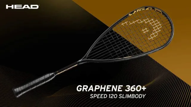 HEAD graphene 360+speed 120 slimbody squash racket.rrp £150 free post uk. BNIB