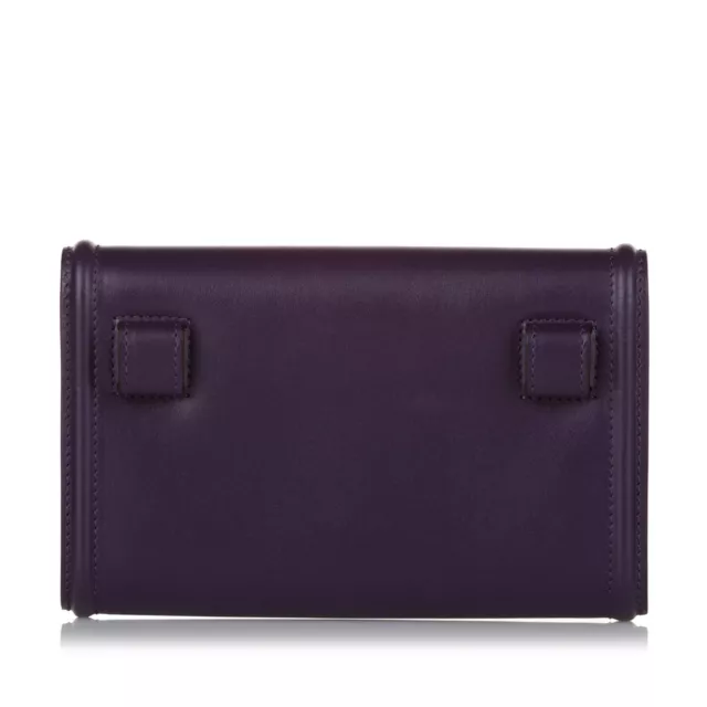 Authenticated Dolce&Gabbana Devotion Purple Calf Leather Belt Bag 3