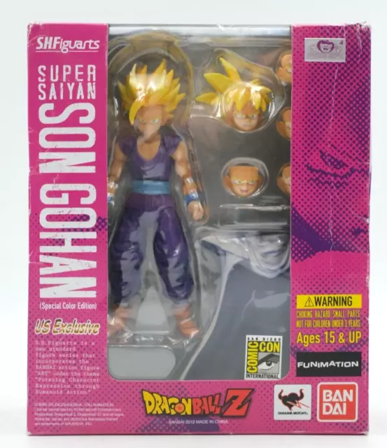 SH Figuarts Super Saiyan Son Gohan SDCC Exclusive Special Color Edition 2012