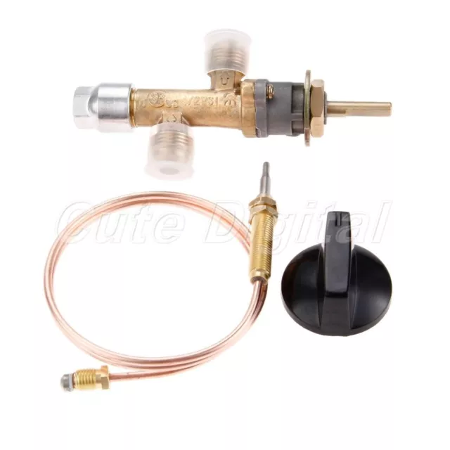 1Pc x Gas Control Valve With Thermocouple And Knob Switch For Grill Fire Pit